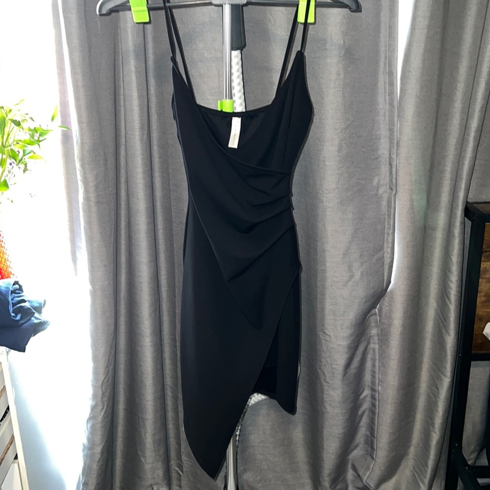 Fitted dress.